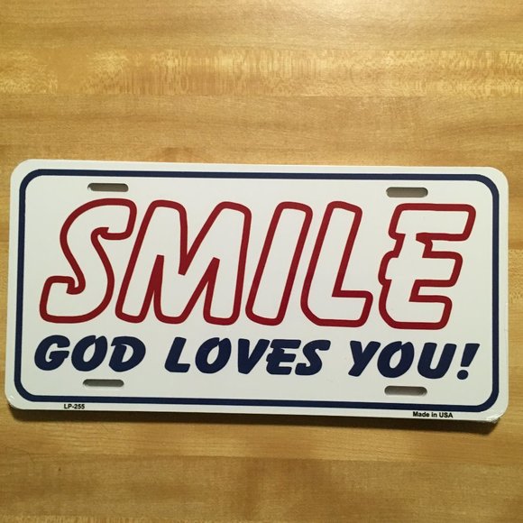 Gift Decorative Metal Car Tags. "When All Else Fails" NWOT - Picture 3 of 3